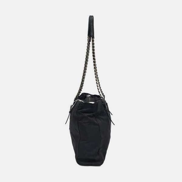 Nylon Shoulder Bag Black