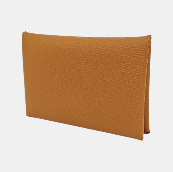 Calvi Epsom Brown Card Holder