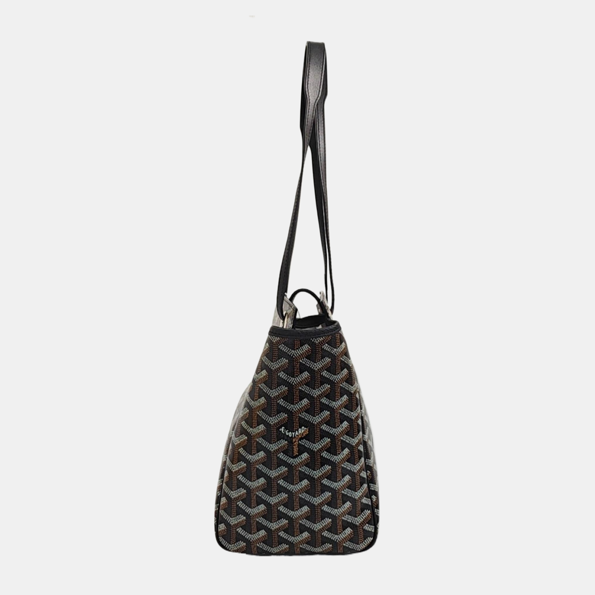 Coated Canvas Tote Bag PM Black