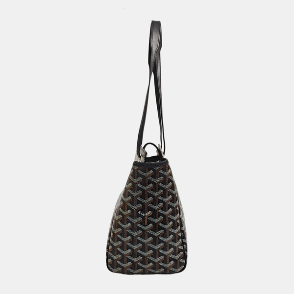 Coated Canvas Tote Bag PM Black