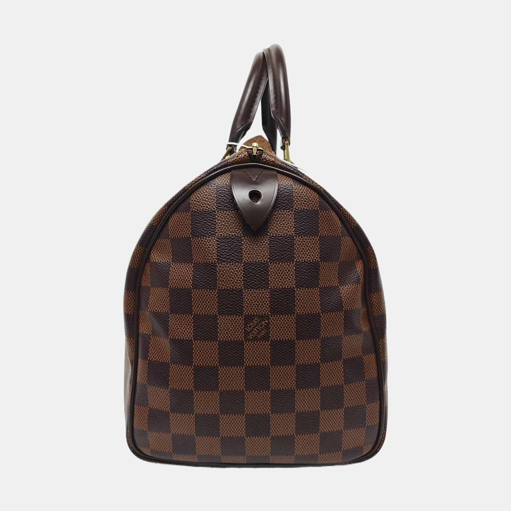 SPEEDY 30 Damier Ebene Coated Canvas Brown