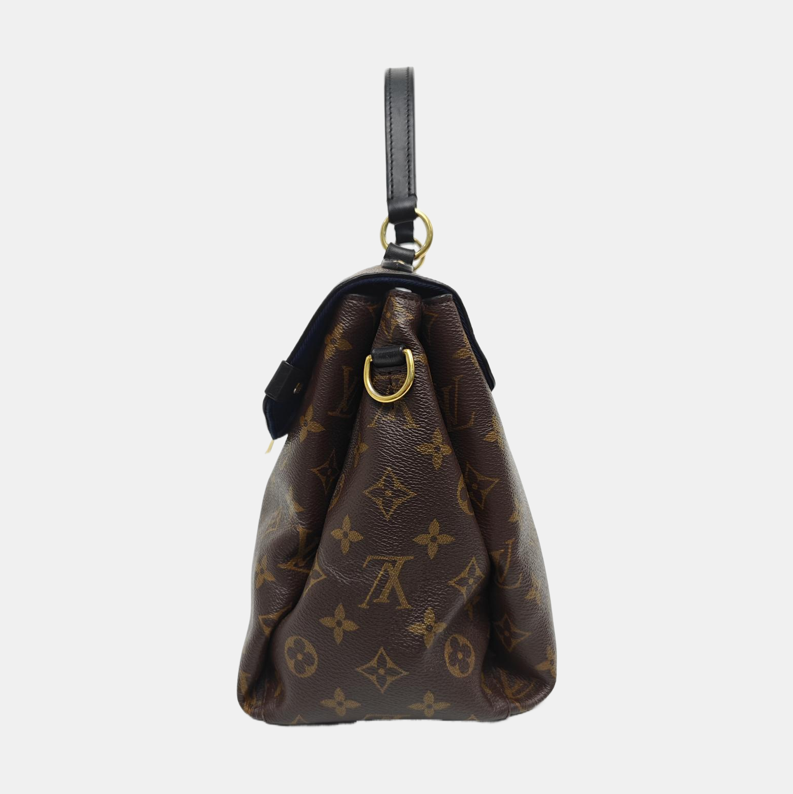 GEORGES MM Monogram Coated Canvas Brown