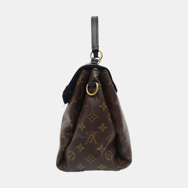 GEORGES MM Monogram Coated Canvas Brown