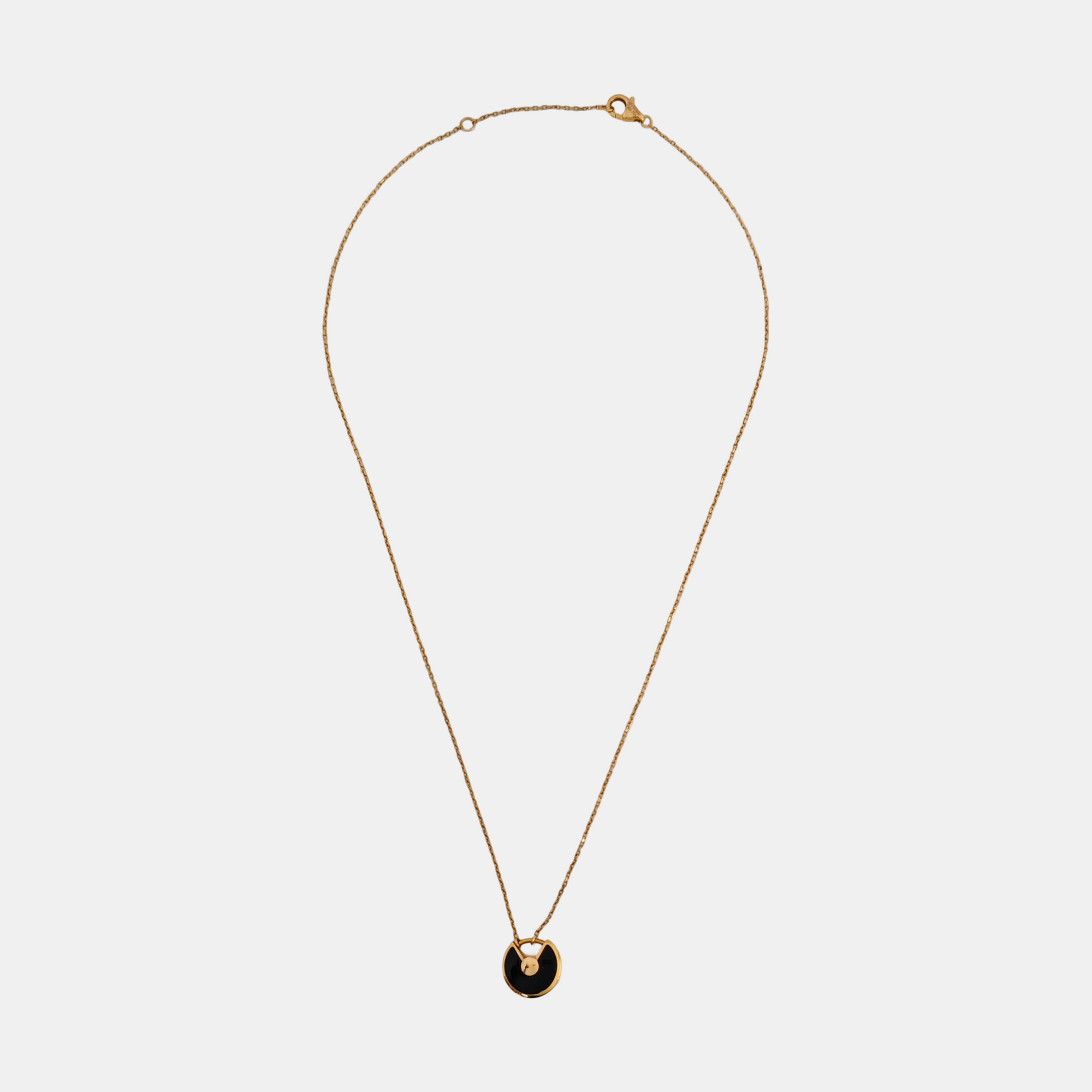 AMULETTE DE CARTIER 18k Rose Gold Necklace