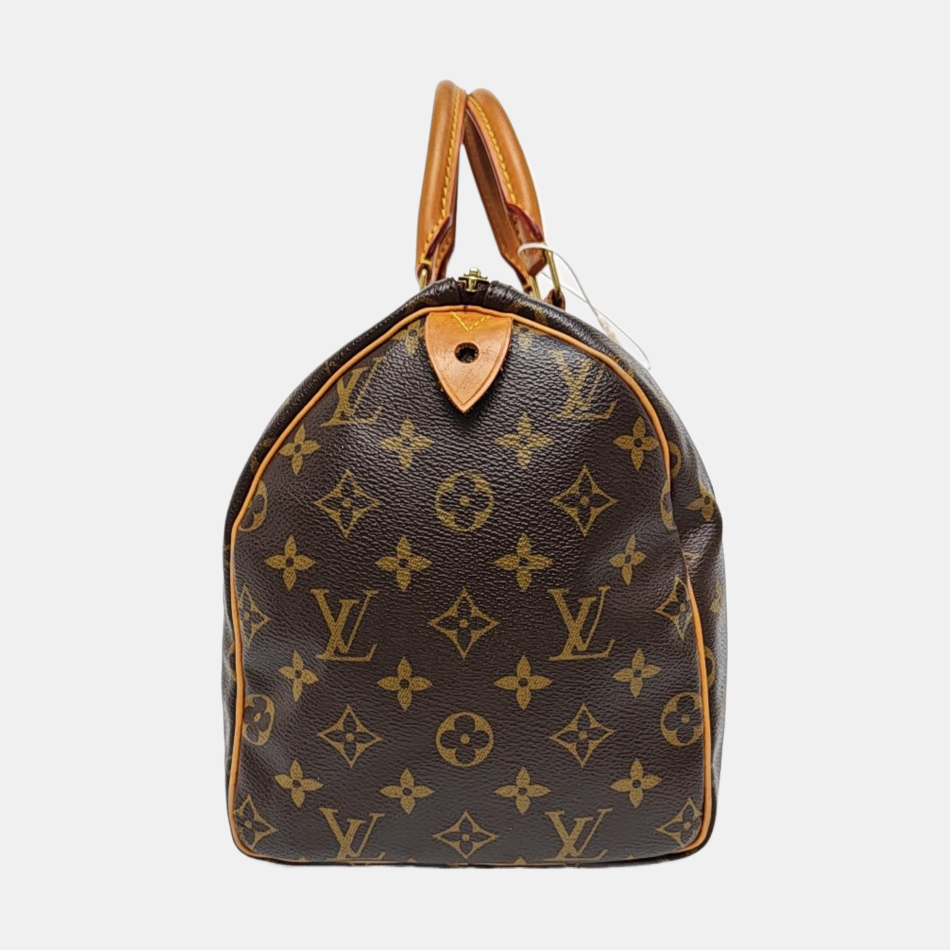 SPEEDY 30 Monogram Coated Canvas Brown