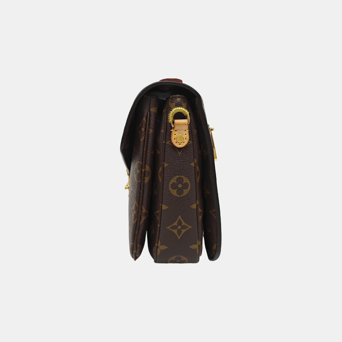 MÉTIS MM Monogram Coated Canvas Brown