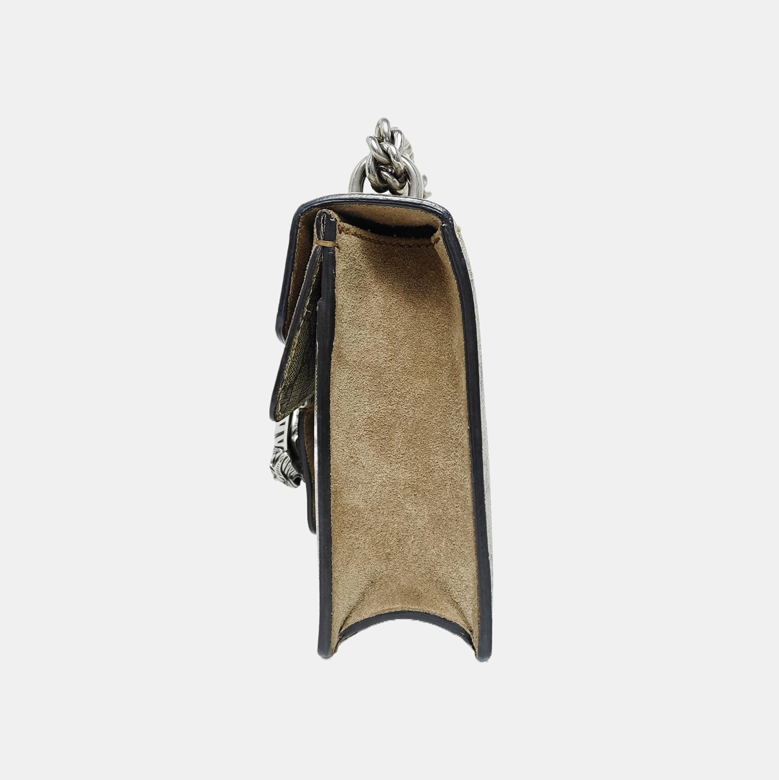 Dionysus Mini Monogram Coated Canvas Beige