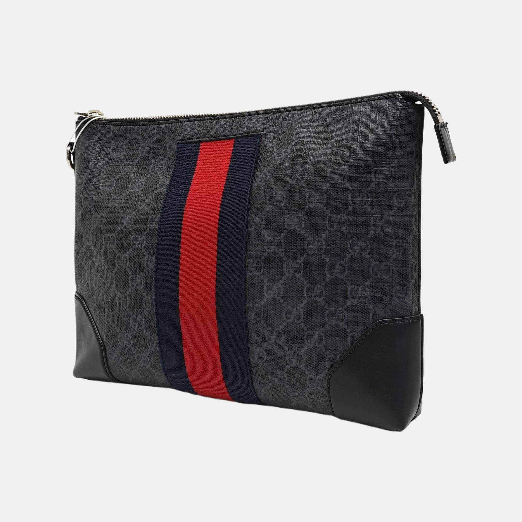 Ophidia Monogram Coated Canvas Gray