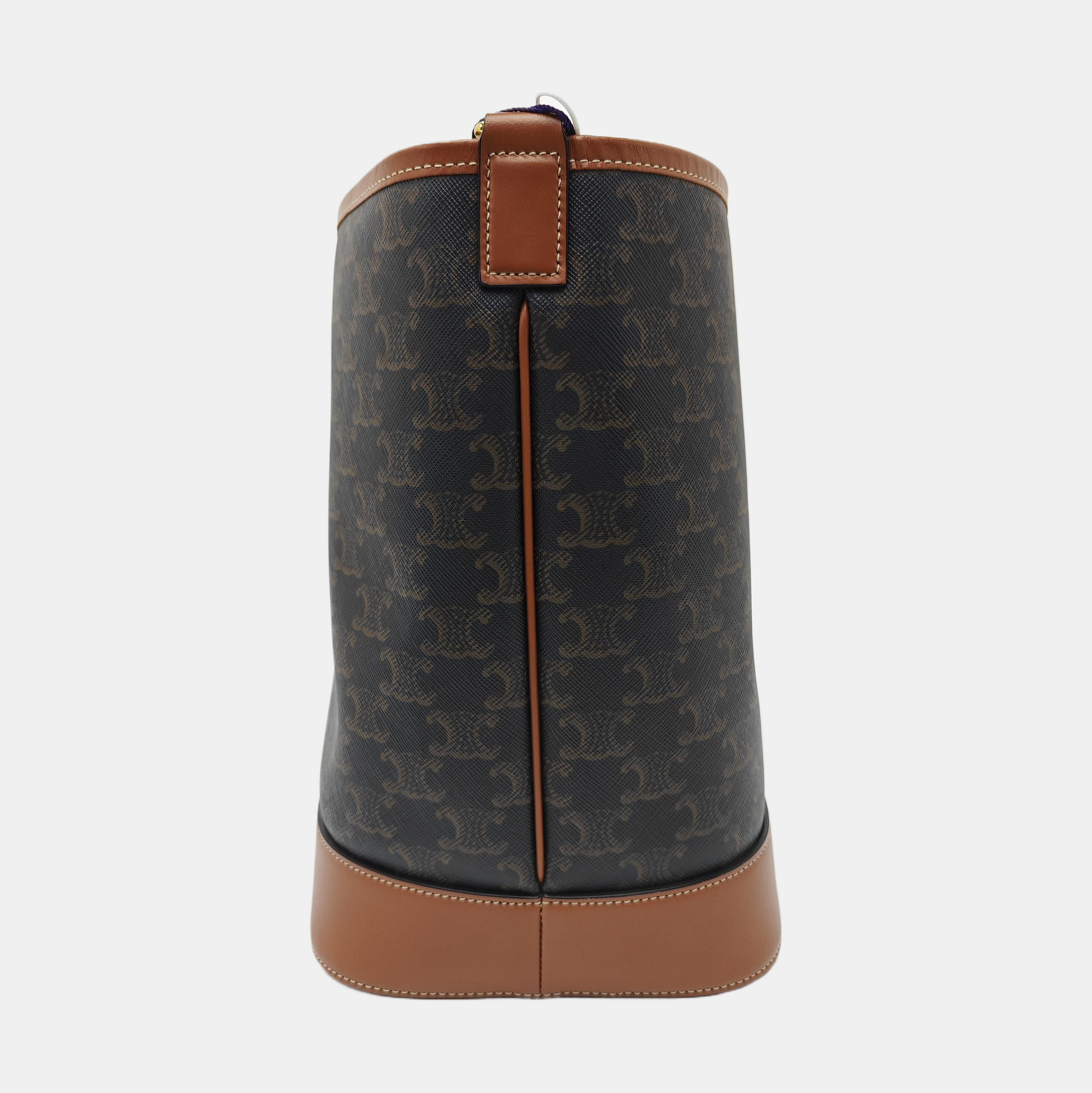 TRIOMPHE CANVAS Medium Coated Canvas Brown