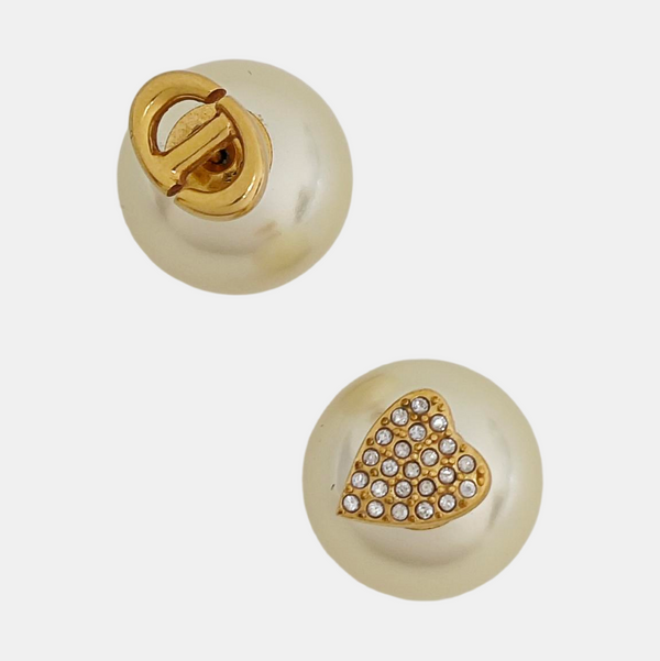 Metal Gold Stud Earrings