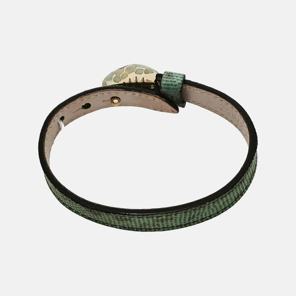 Pulsera SERPENTI Verde Metalizado