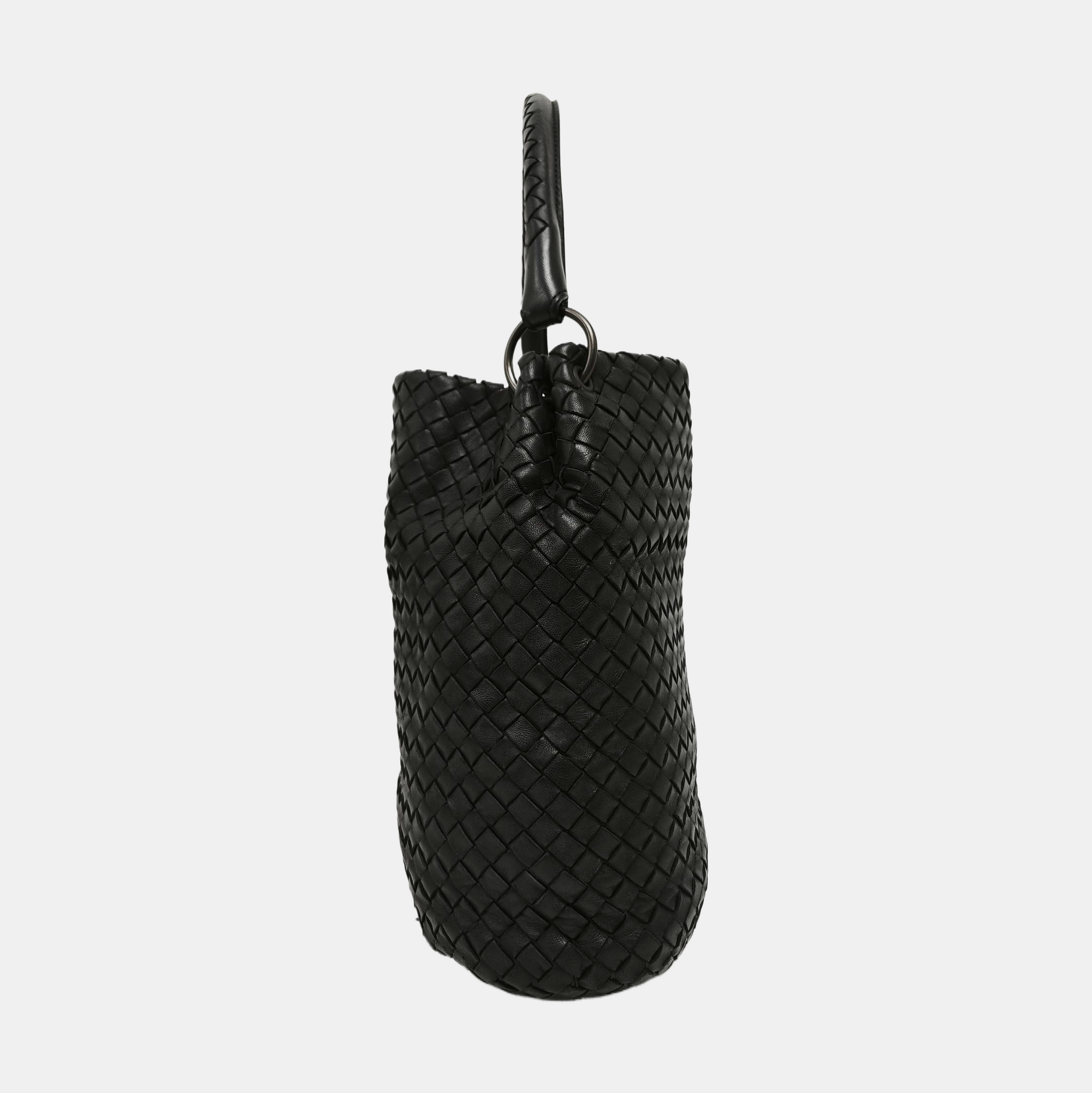 Lambskin Bucket Bag Blue