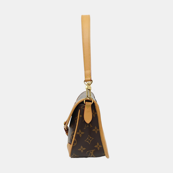 DIANE Monogram Coated Canvas Brown
