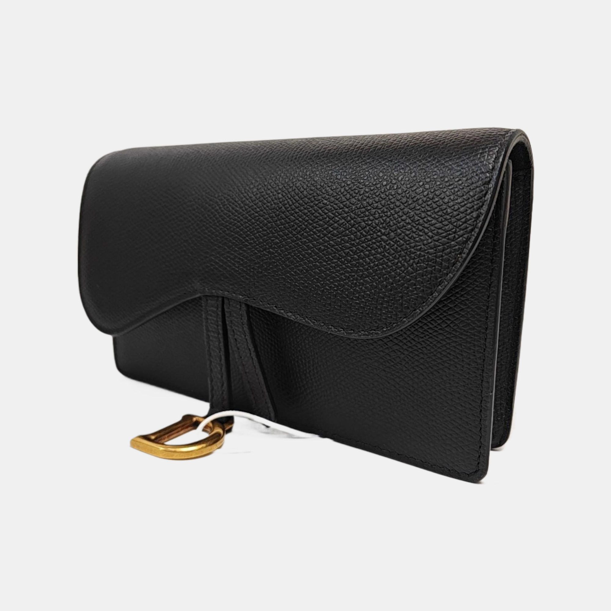 Saddle Mini Calfskin Black