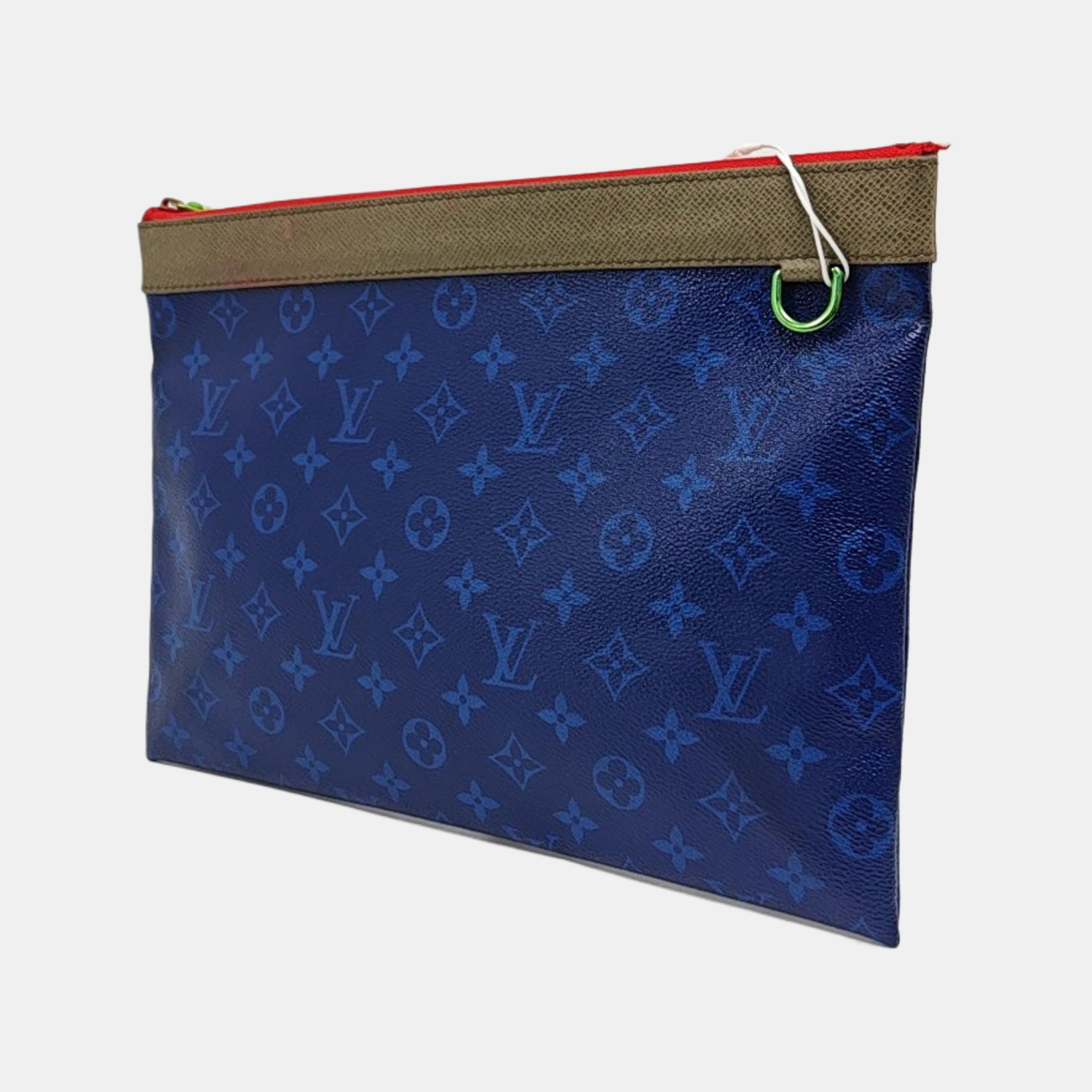 DISCOVERY Monogram Coated Canvas Blue
