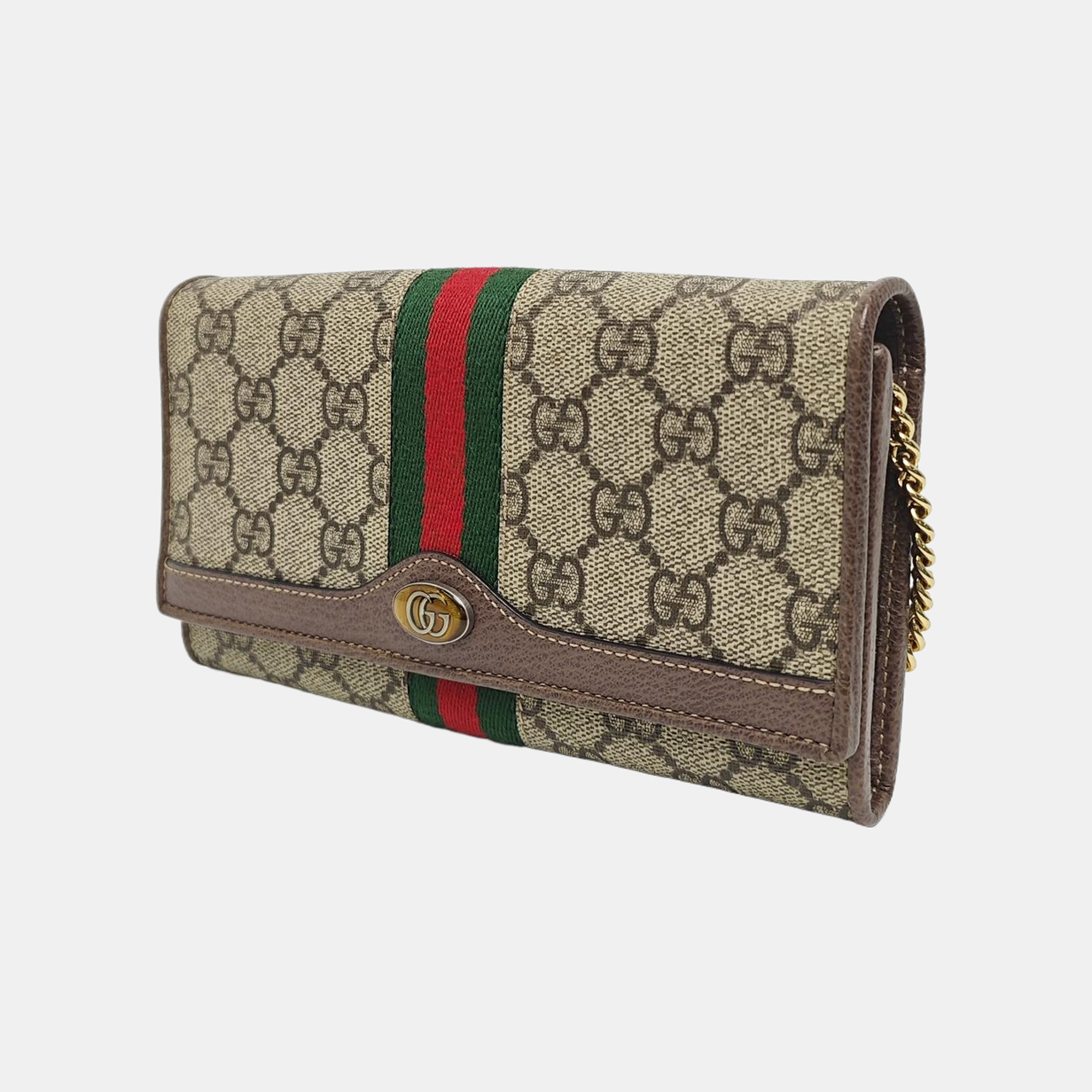 Ophidia Mini Monogram Coated Canvas Beige