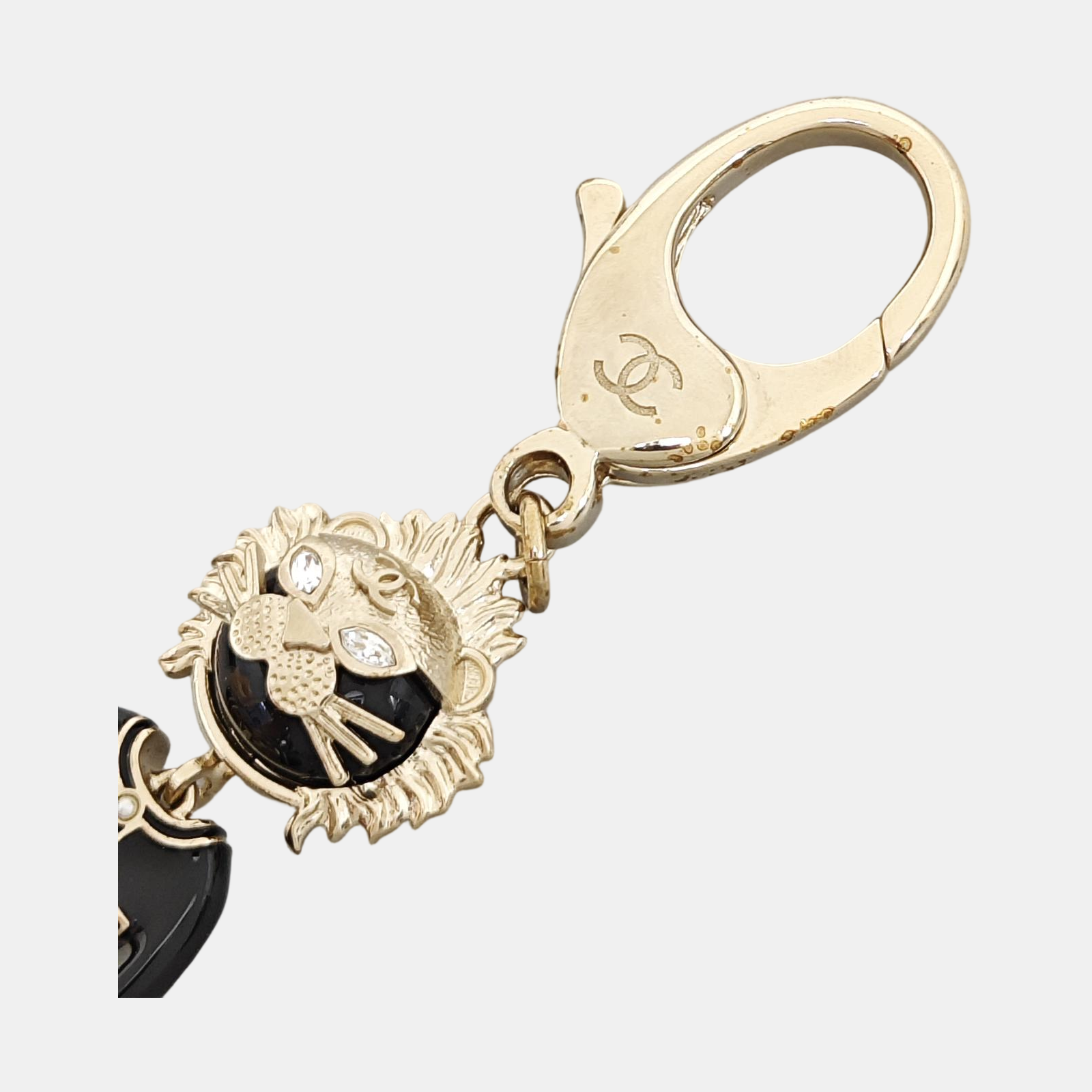 Metal Bag Charm Gold