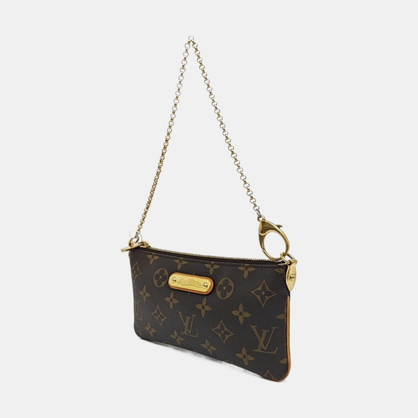 VINTAGE MILLA MM Monogram Coated Canvas Brown