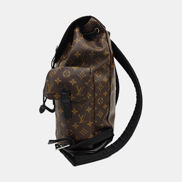 CHRISTOPHER MM Monogram Coated Canvas Brown