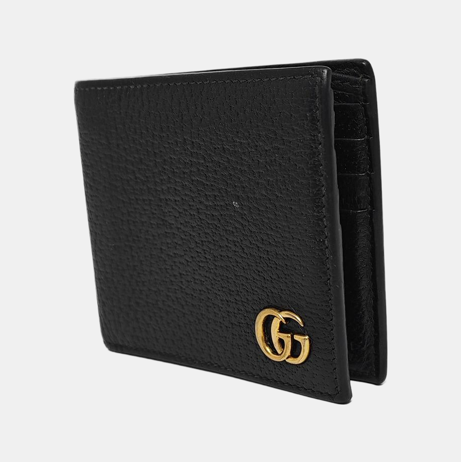 GG Marmont Mini Cartera de Piel de Becerro Negra