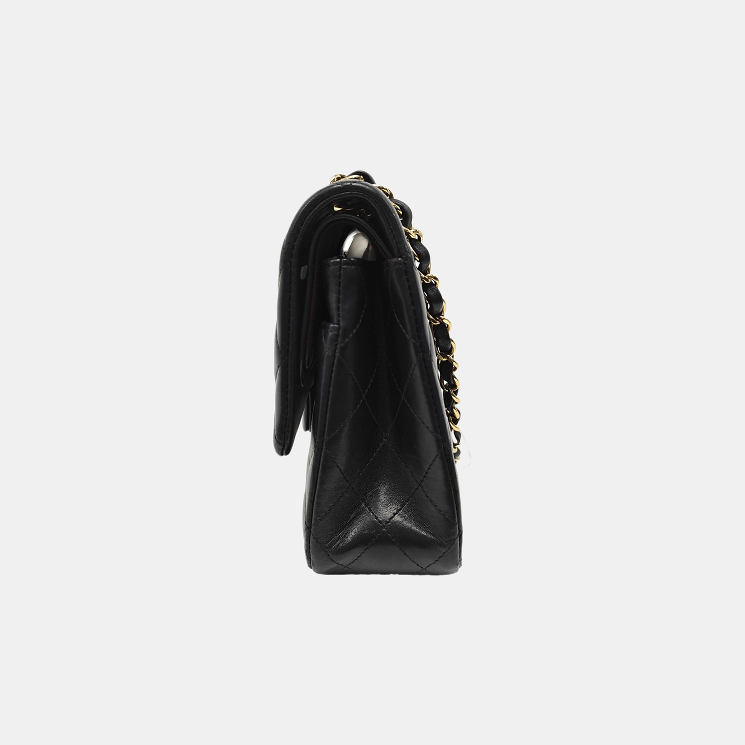 CLASSIC FLAP Medium Quilted Lambskin Black