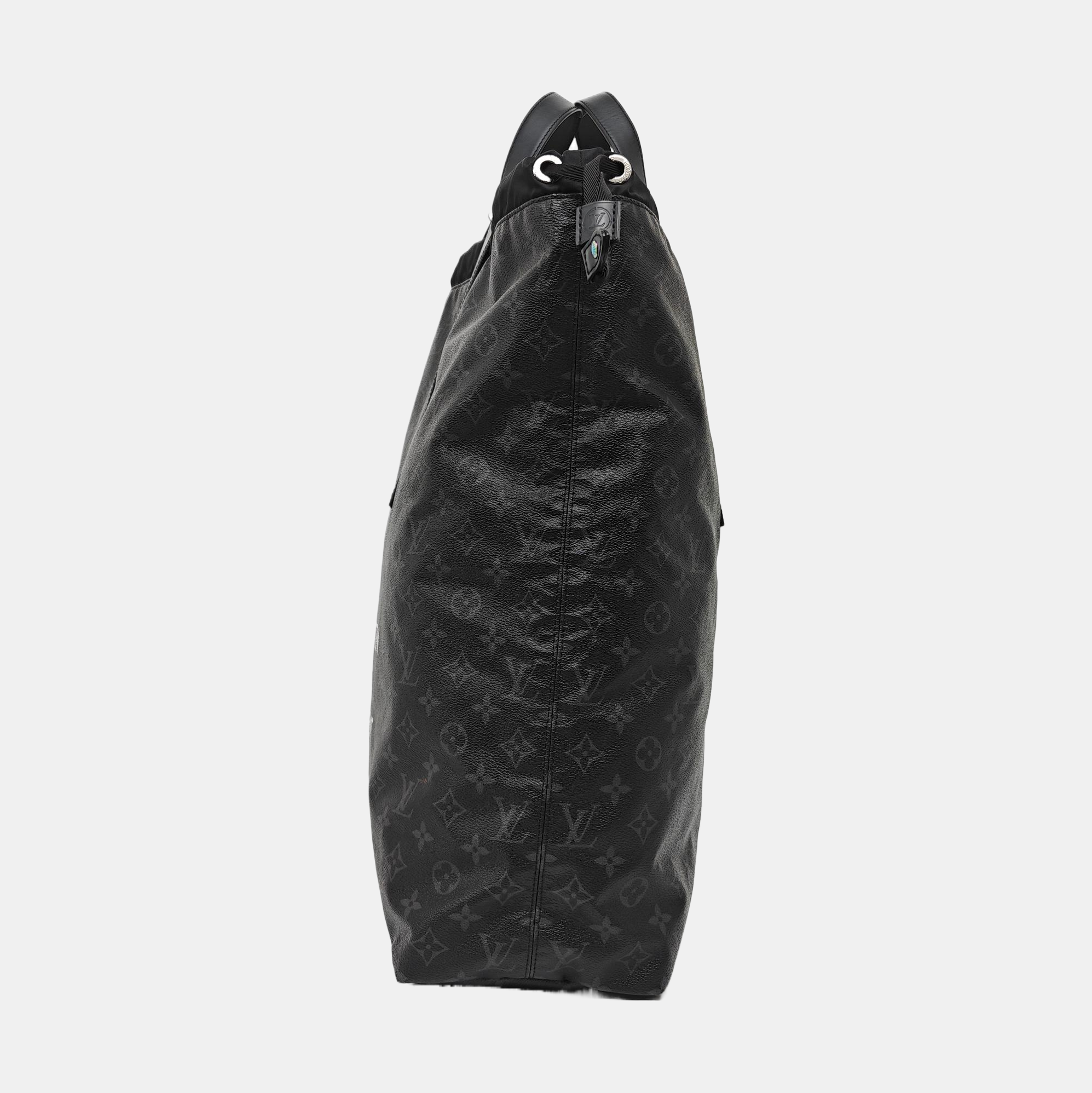 CABAS LIGHT Monogram Coated Canvas Black