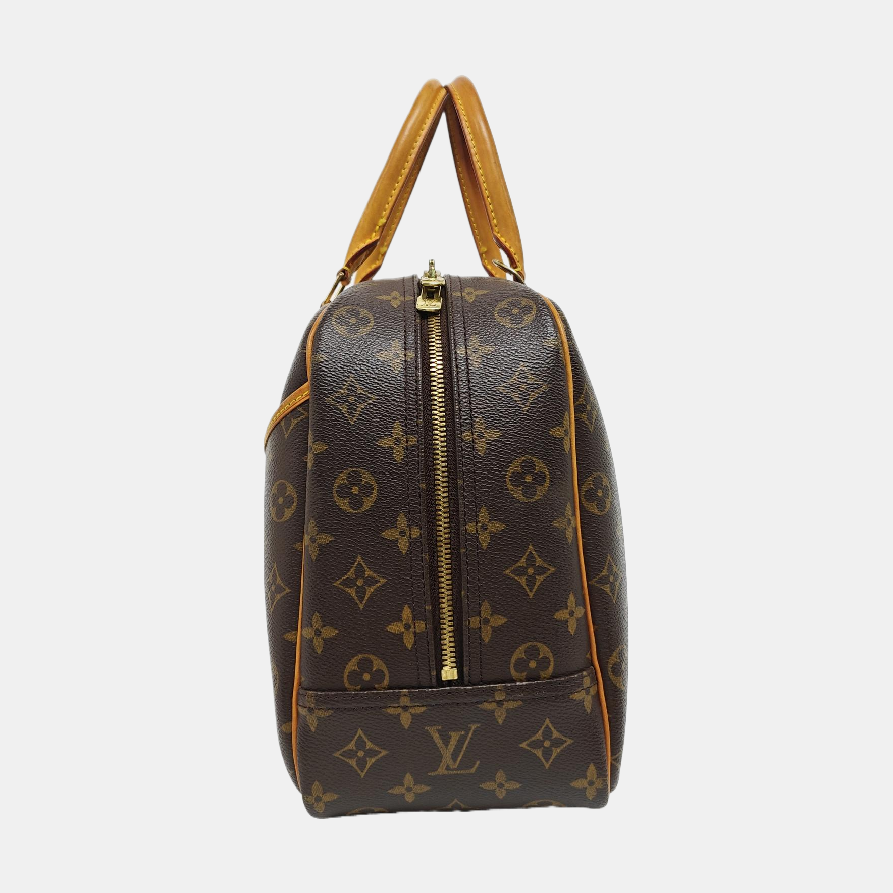 DEAUVILLE Monogram Coated Canvas Brown