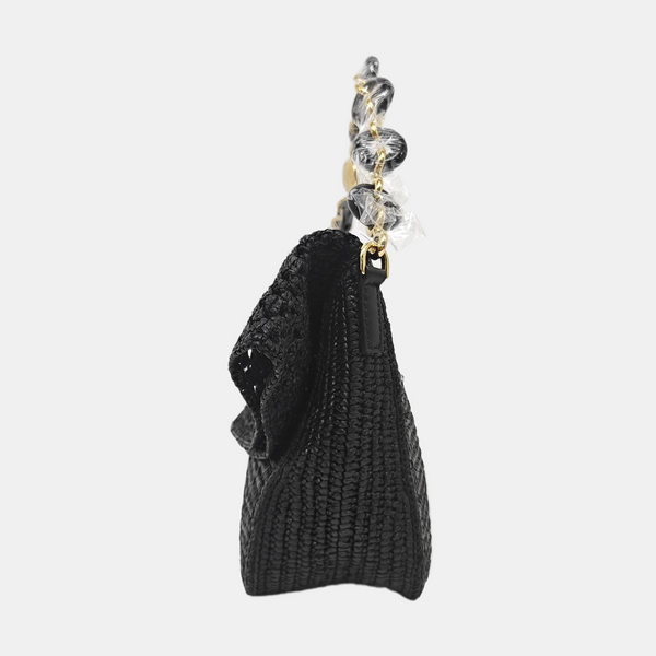 Ola Medium Straw Black