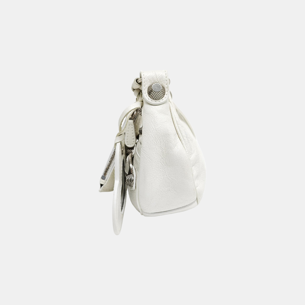 Le Cagole Mini Calfskin White
