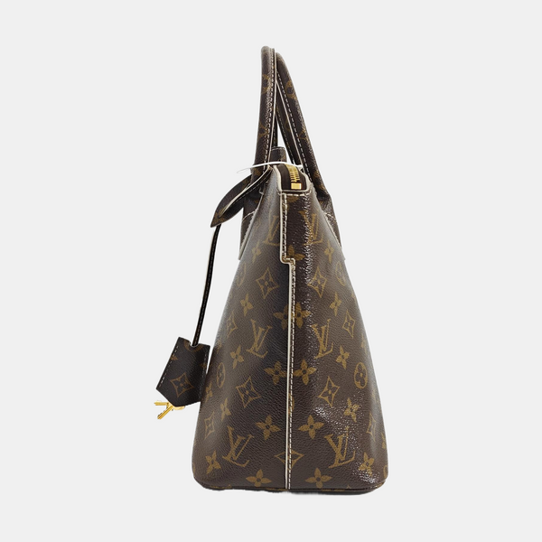 LOCKIT Monogram Coated Canvas Brown