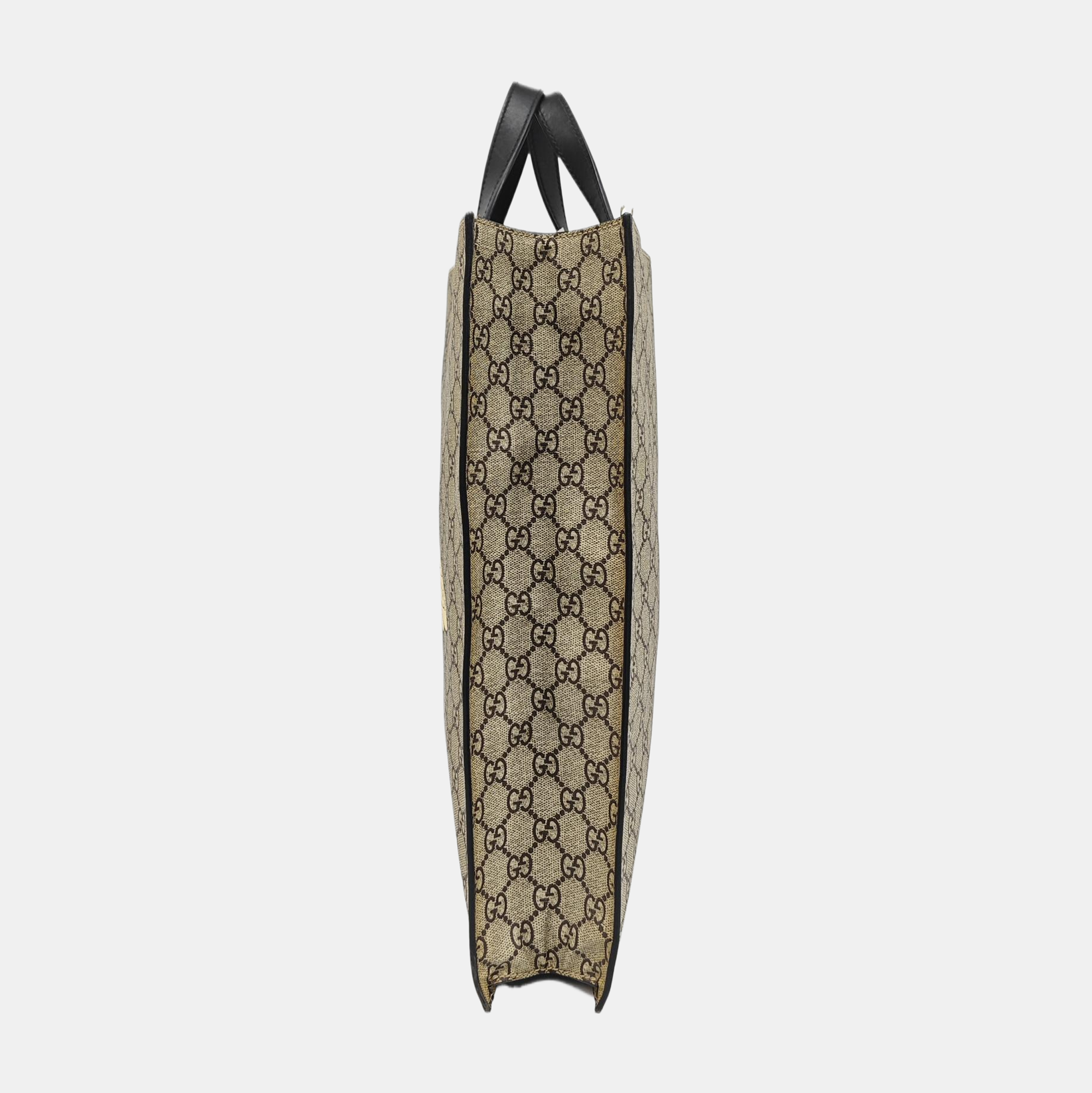 GG Supreme Monogram Coated Canvas Brown