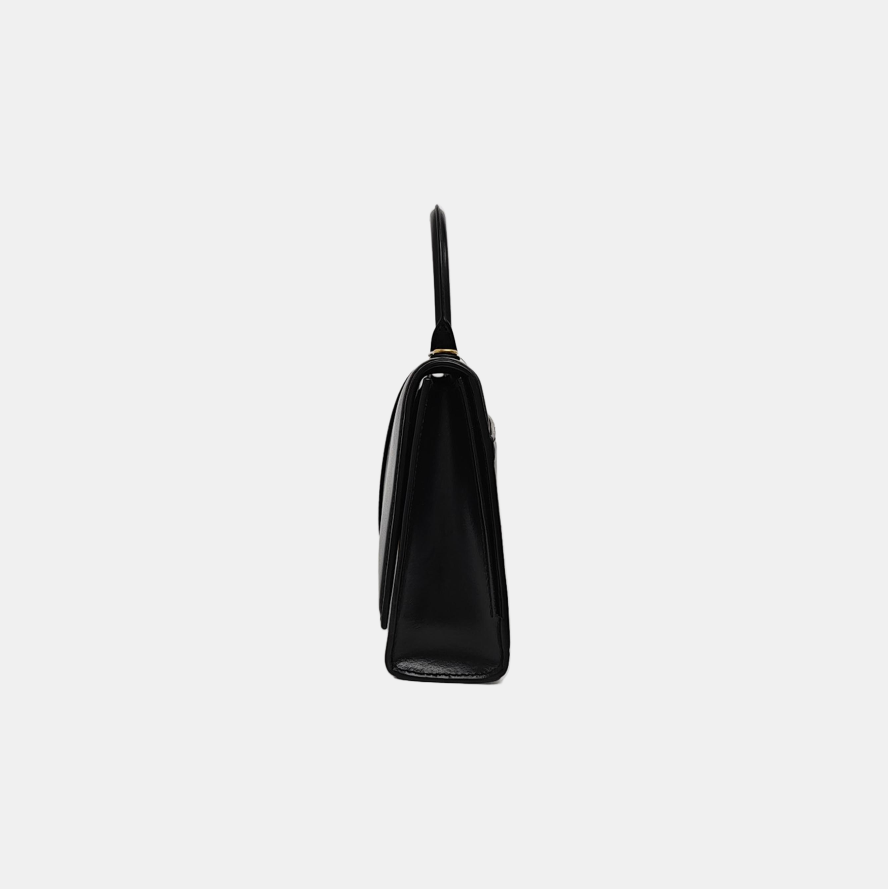 Hourglass Calfskin Black