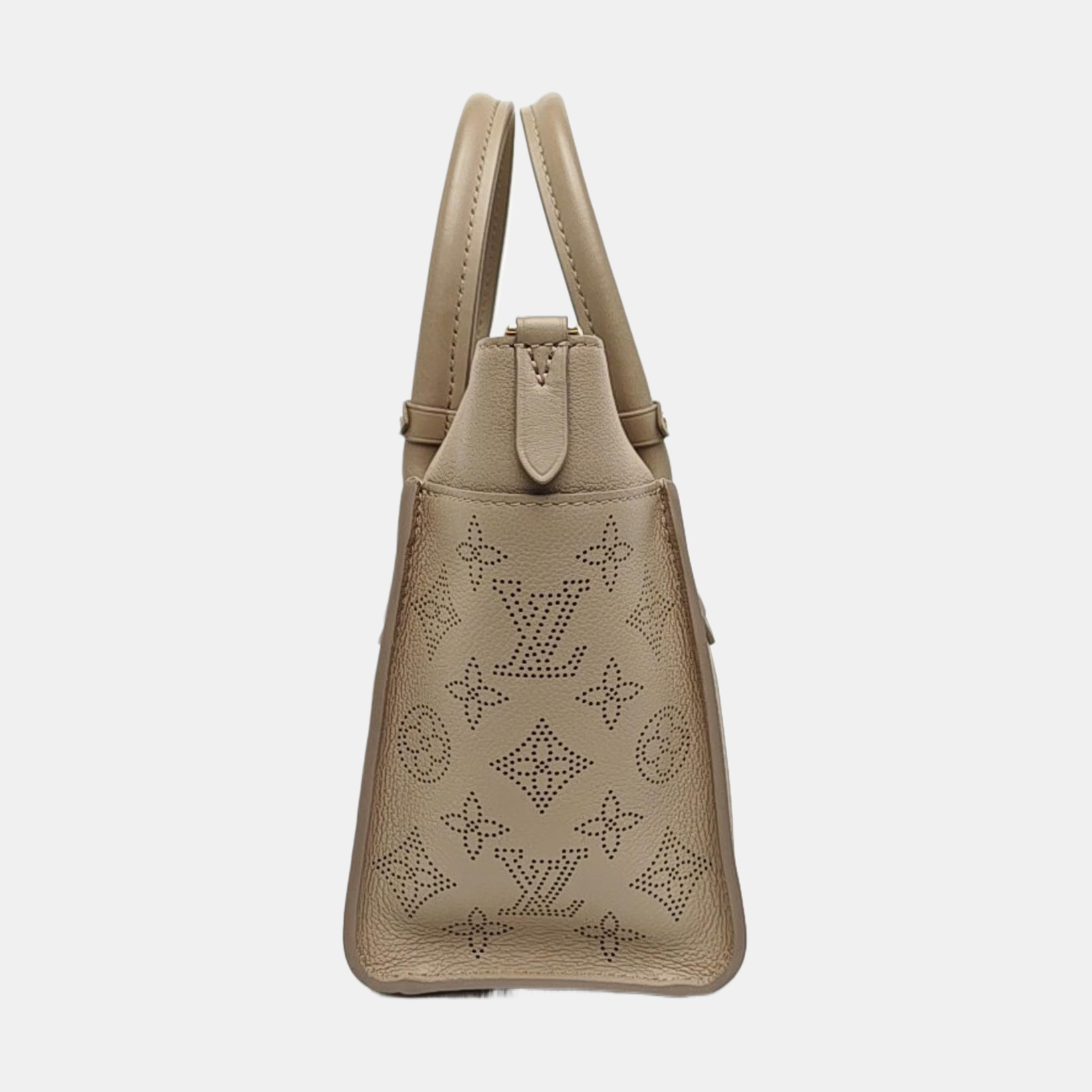 ON MY SIDE PM Monogram Calfskin Beige