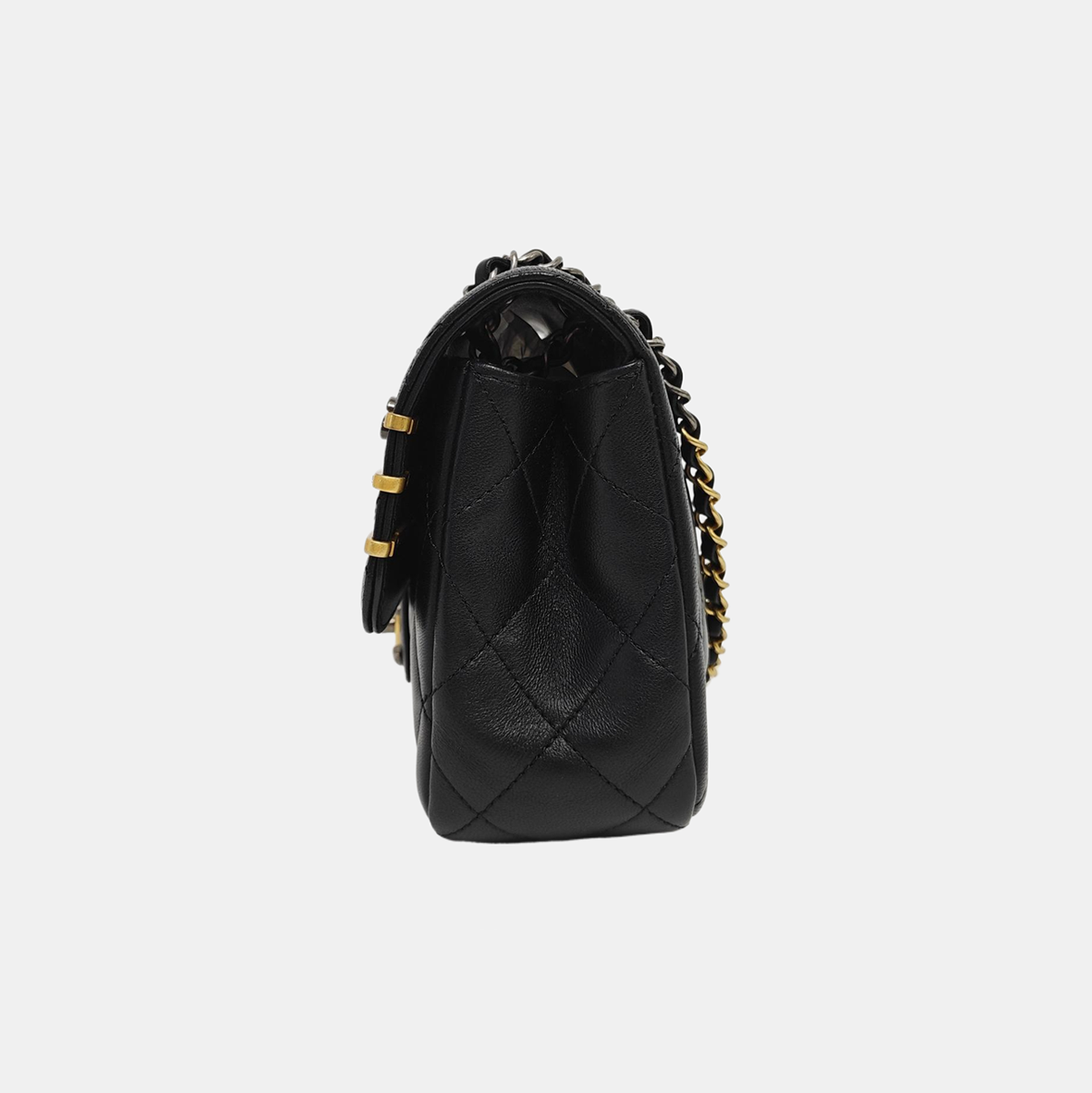 CLASSIC FLAP Mini Quilted Lambskin Black