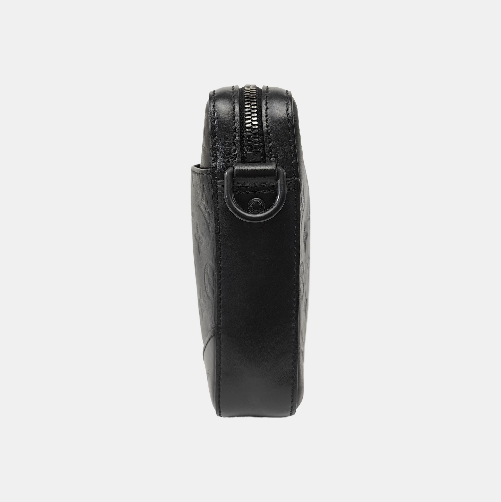 DUO Monogram Calfskin Black