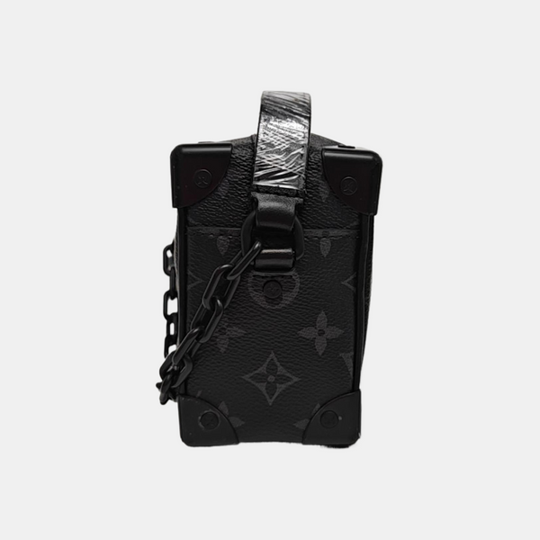 SOFT TRUNK Mini Monogram Coated Canvas Black
