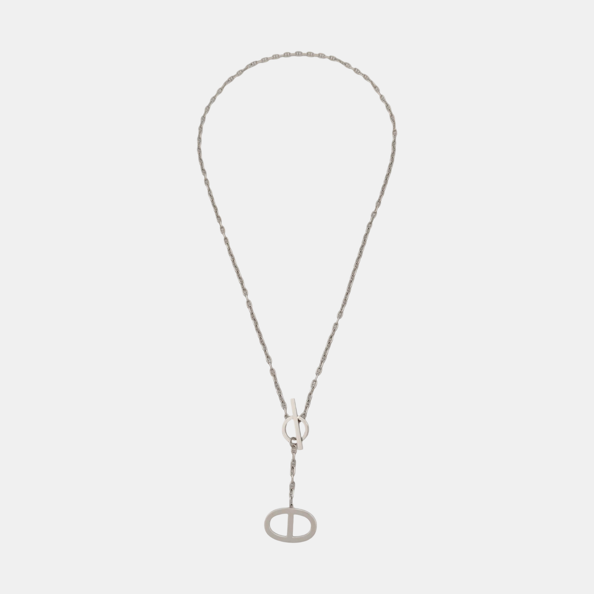 18k White Gold Silver Necklace