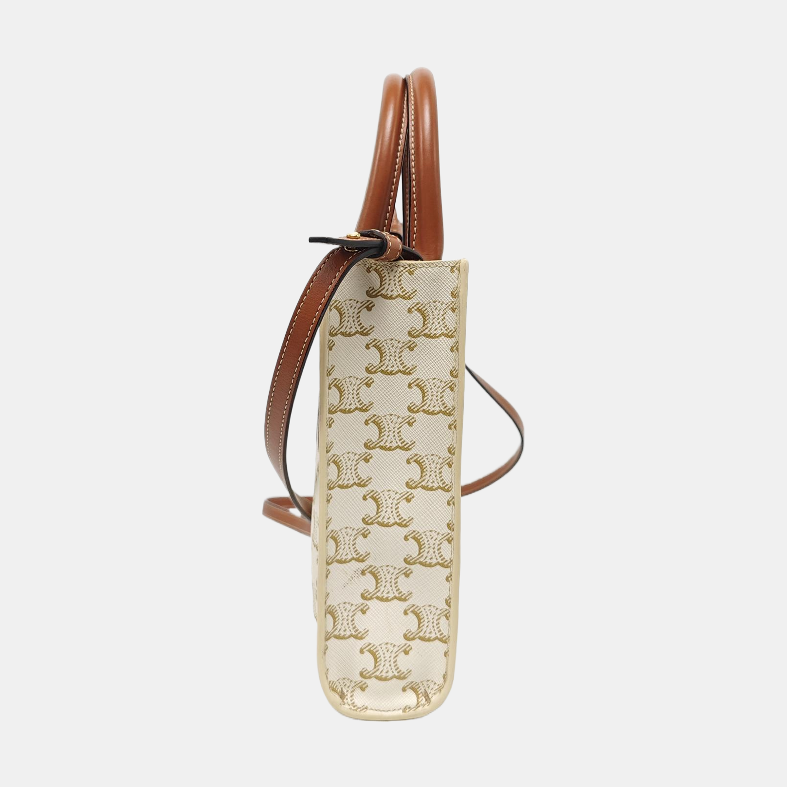 CABAS CELINE Mini Coated Canvas White