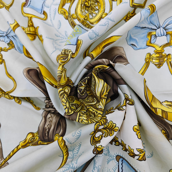 Mulberry Silk Silk Scarf Multicolor