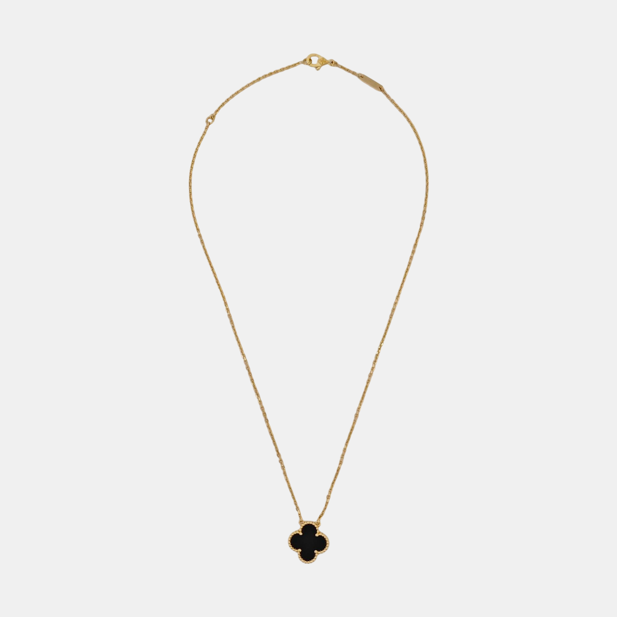 Vintage Alhambra 18k Gold Necklace