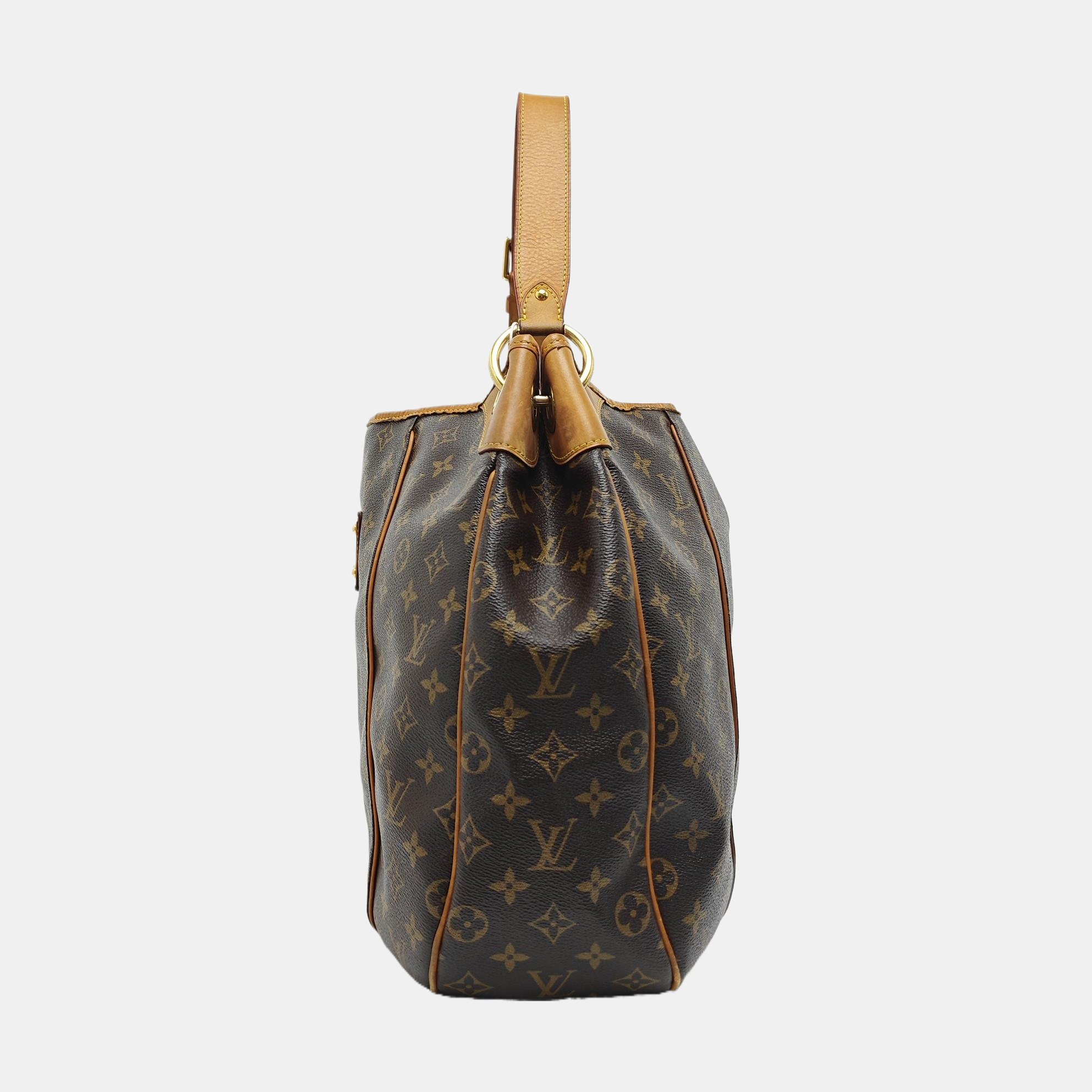 GALLIERA GM Monogram Coated Canvas Brown