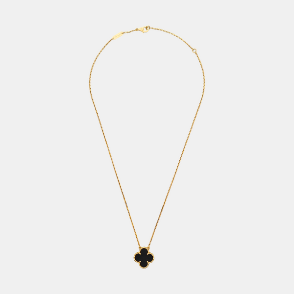 Vintage Alhambra 18k Gold Necklace
