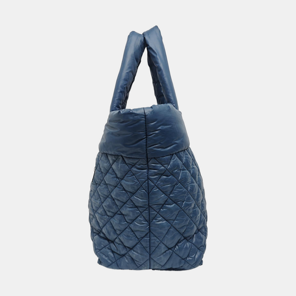 COCO COCOON Quilted Nylon Blue