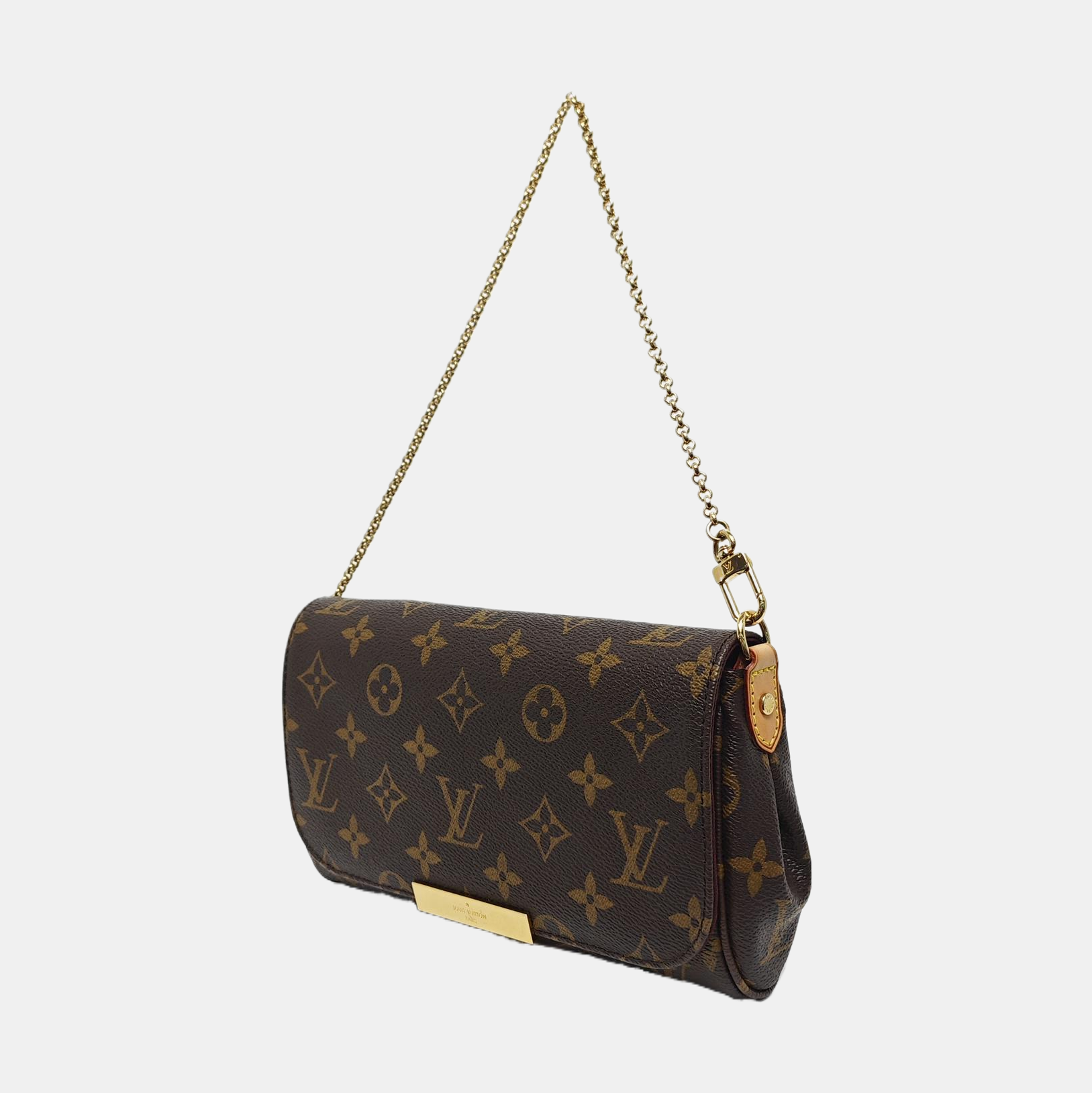 FAVORITE PM Monogram Coated Canvas Brown