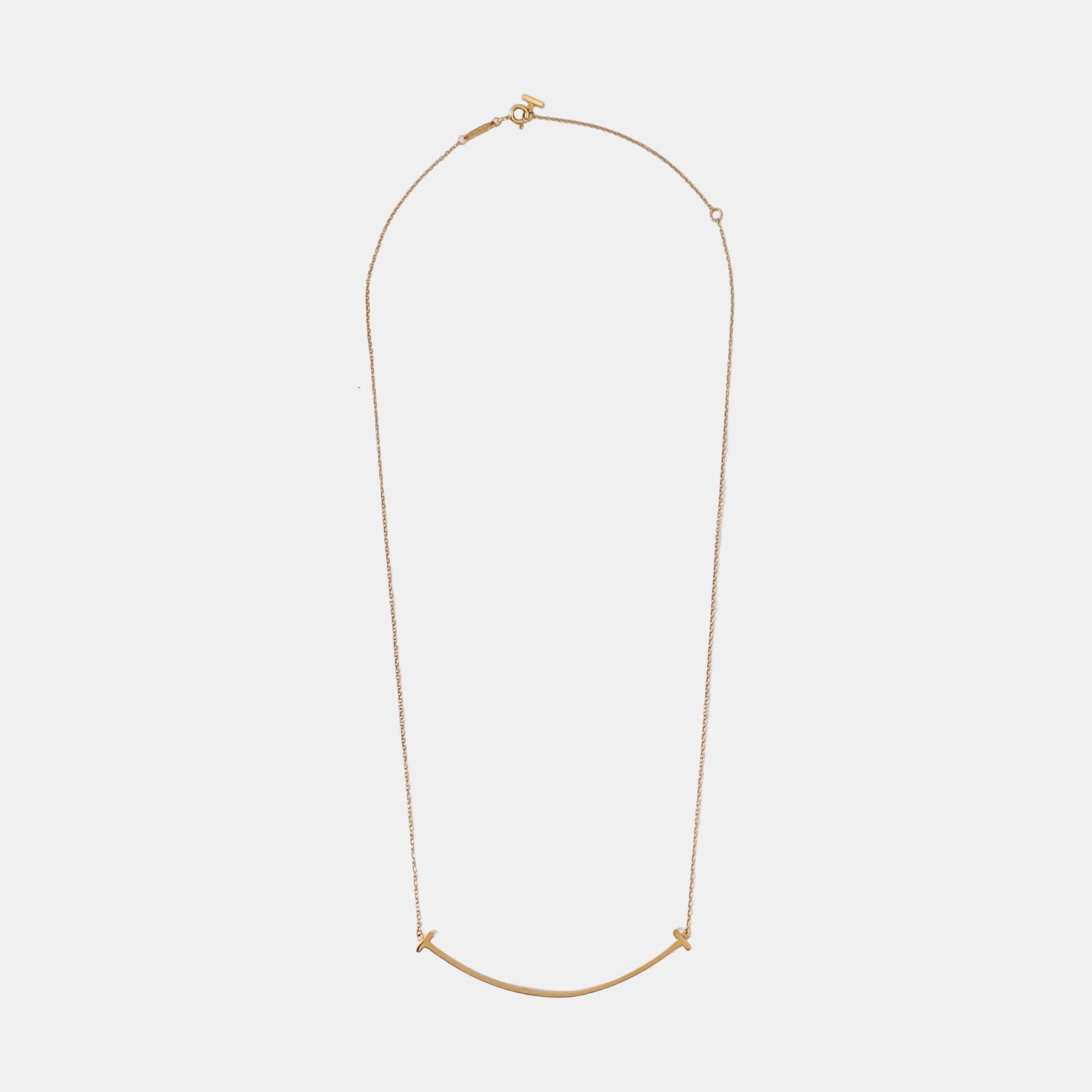Tiffany T 18k Rose Gold Necklace