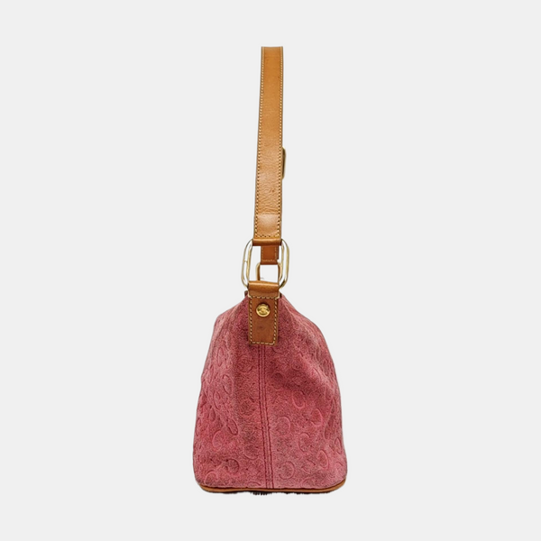 Suede Shoulder Bag Pink