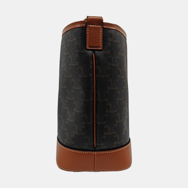 TRIOMPHE CANVAS Small Coated Canvas Brown