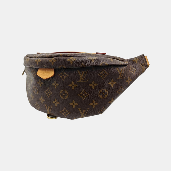BUMBAG Monogram Coated Canvas Brown
