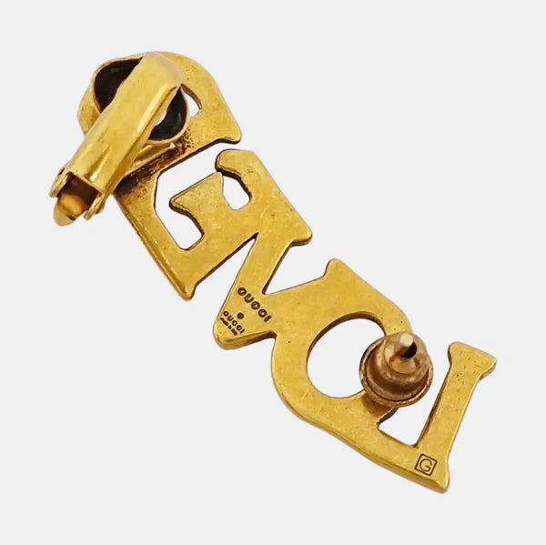 Metal Gold Stud Earrings