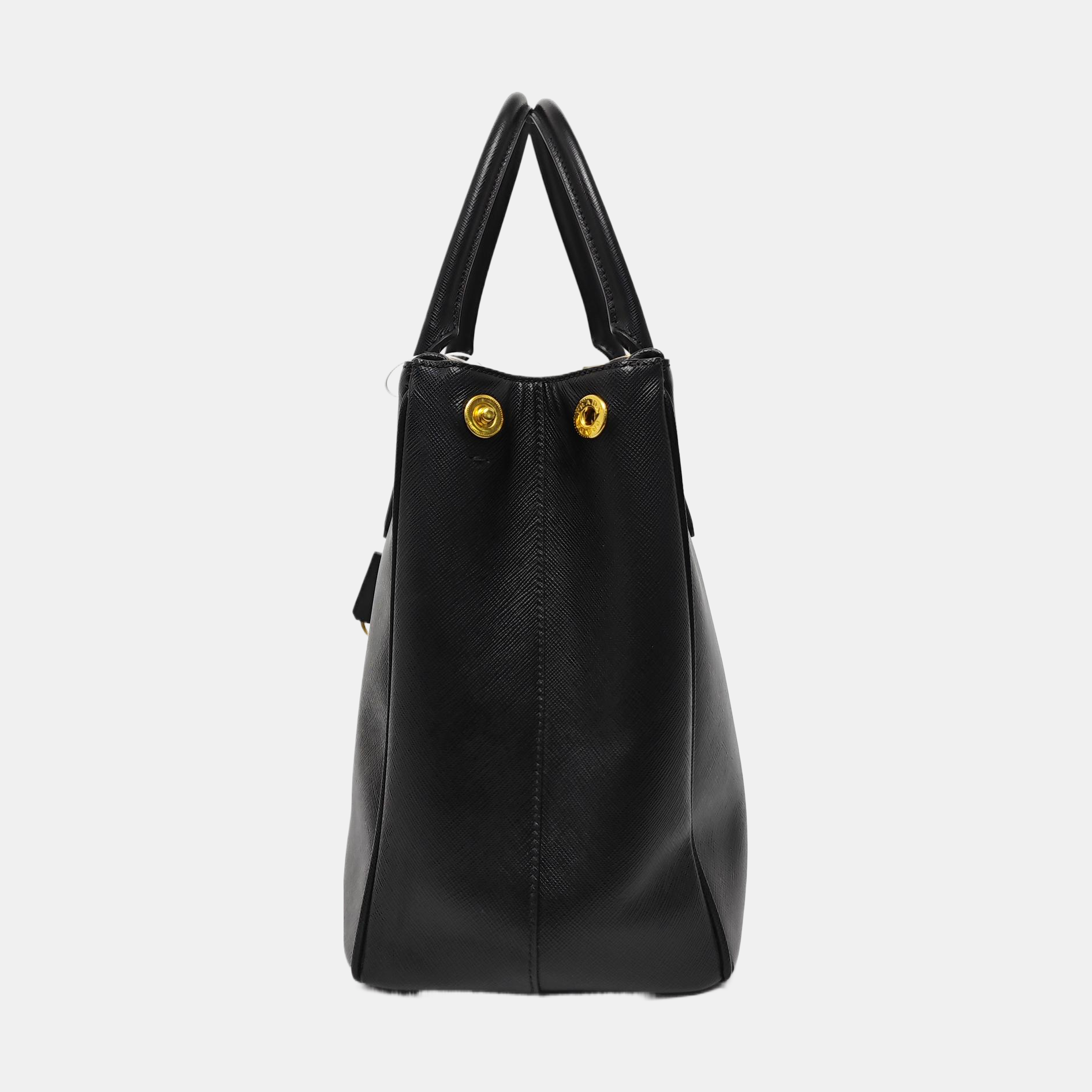 Galleria Medium Saffiano Calfskin Black
